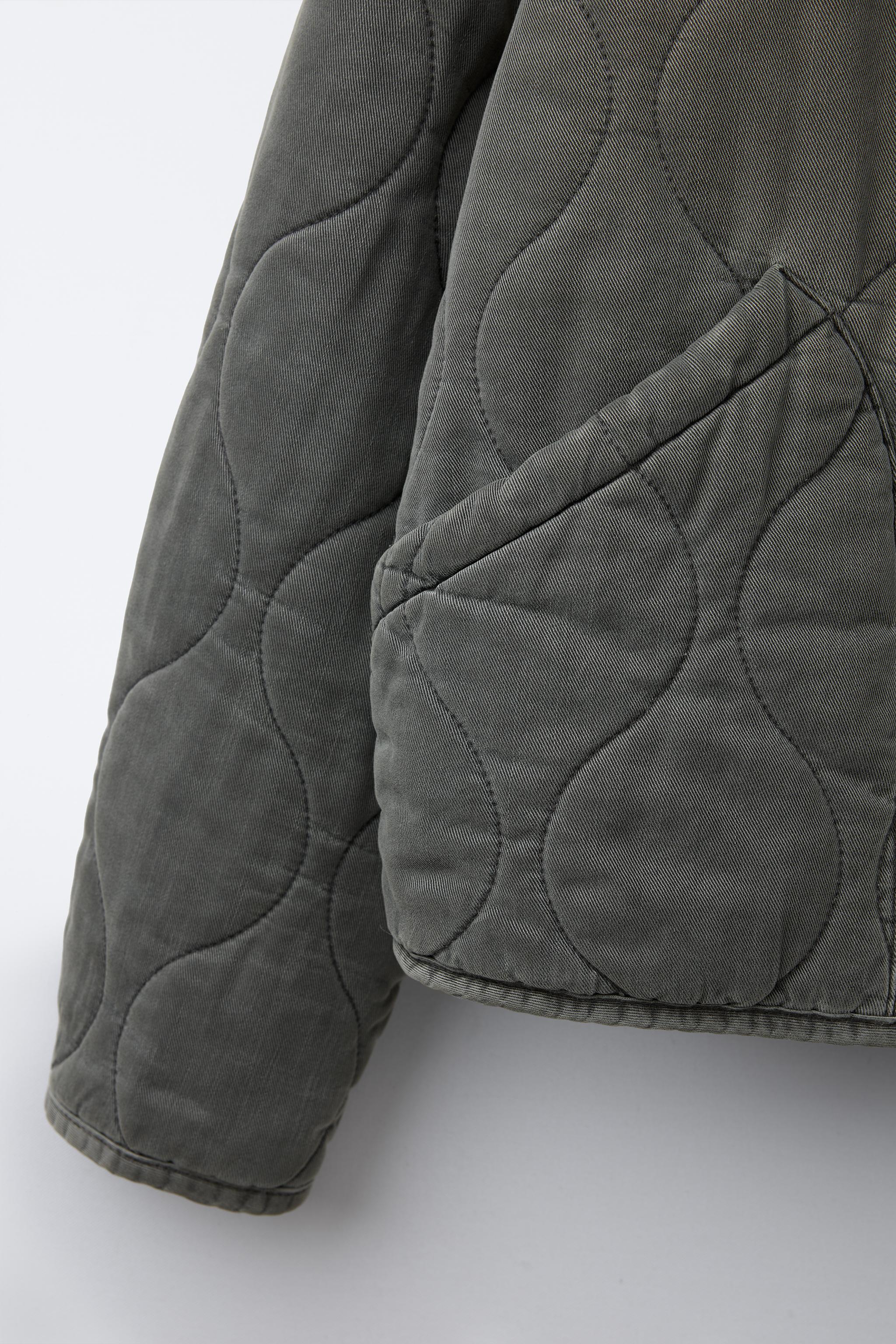 WASHED QUILTED JACKET