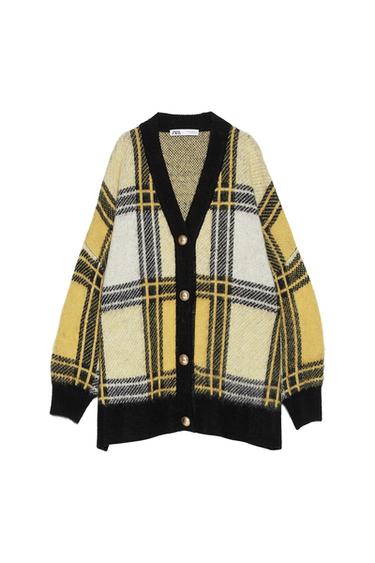 CÁRDIGAN OVERSIZE CUADROS