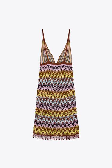 MINI KNIT DRESS - Multicoloured by Zara - Image 5