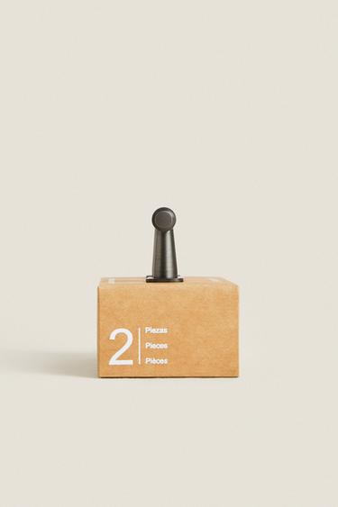 PACK OF LONG METAL HANDLES (PACK OF 2) - Grey by Zara - Image 4