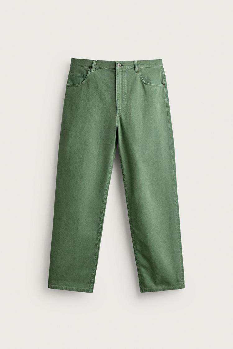 Jeans de corte relajado con efecto lavado 7