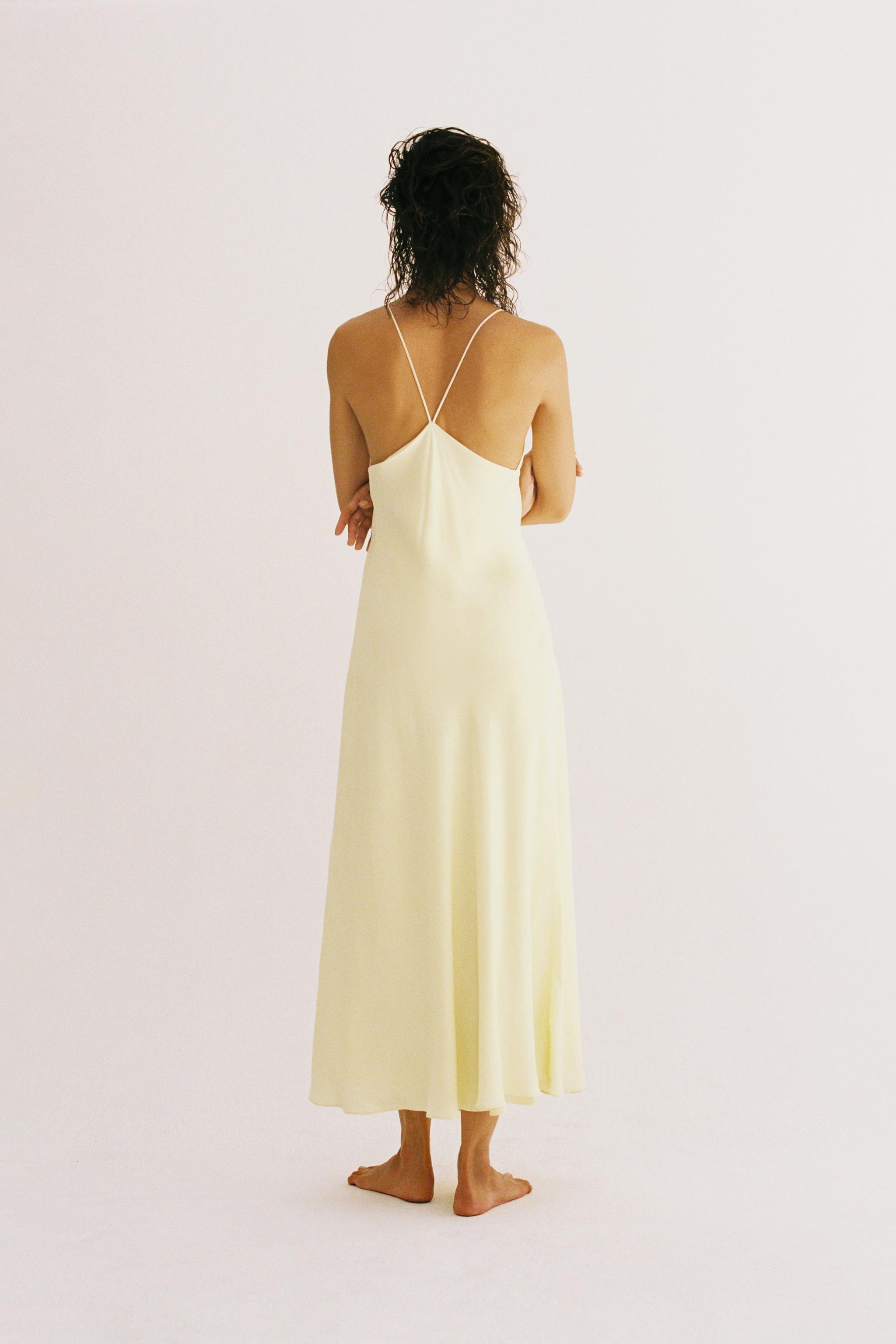 Zara ZW COLLECTION LINGERIE ELBİSE görsel 3