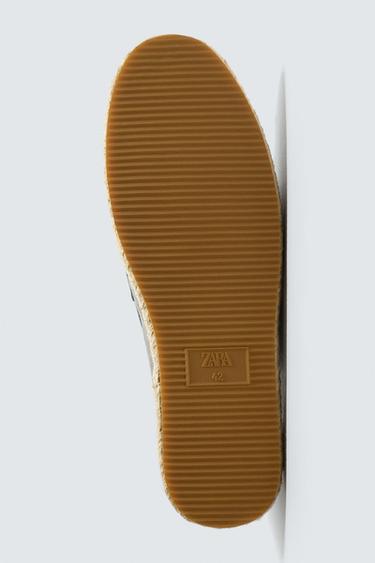 ESPADRILLES EN TISSU - Bleu de Zara - Image 6