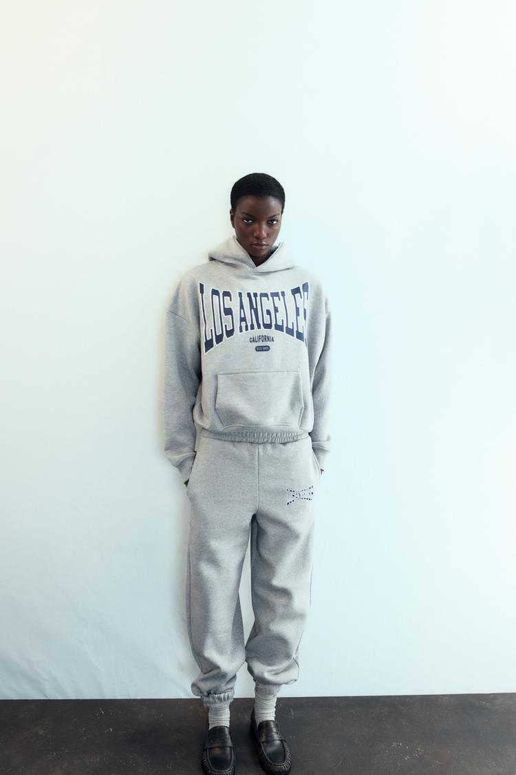 SHINY TEXT SWEATSHIRT