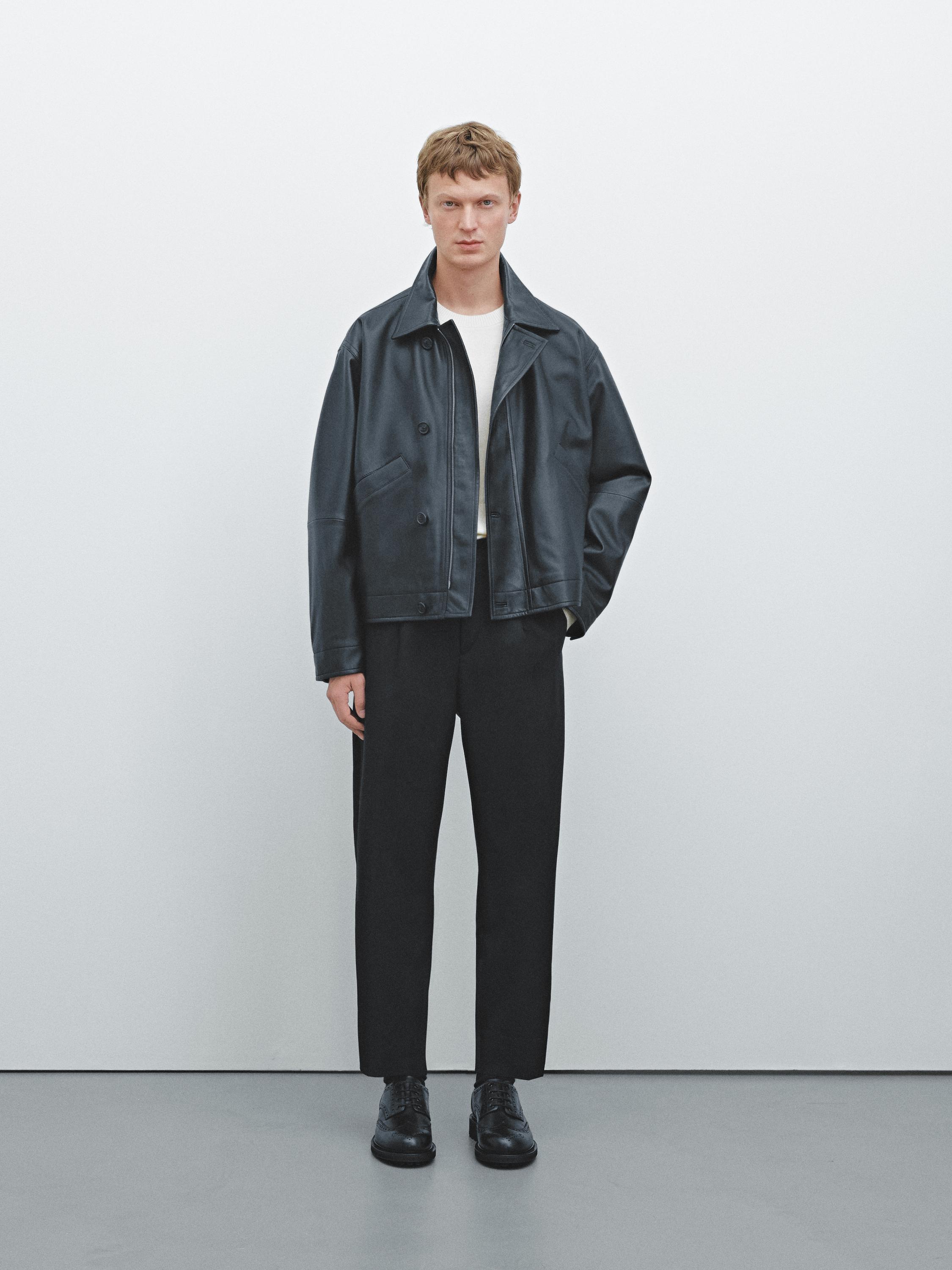 Nappa leather jacket - Limited Edition - Black | ZARA United