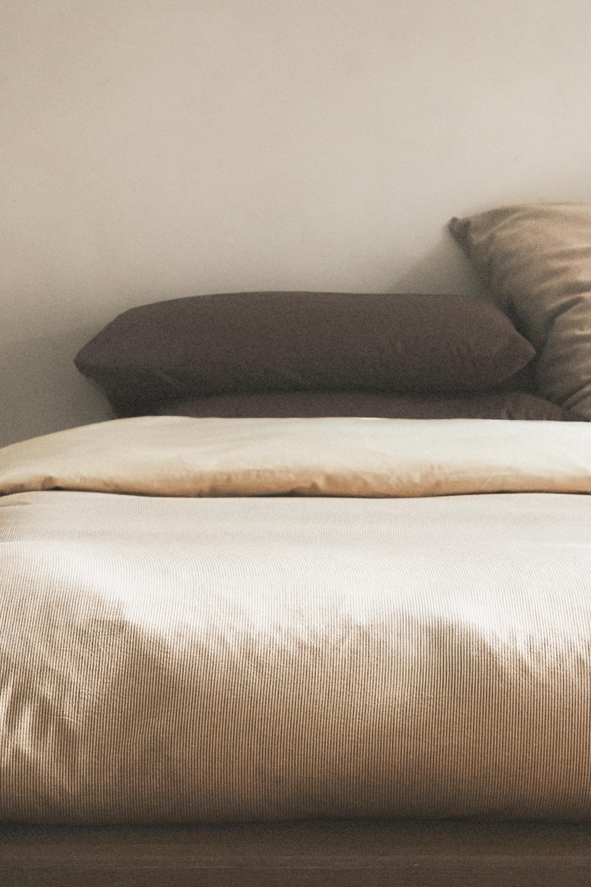 STRIPED SEERSUCKER DUVET COVER