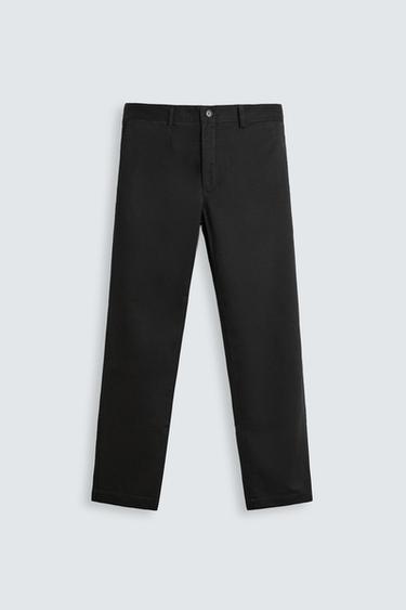 PANTALÓN CHINO SLIM FIT - Negro de Zara