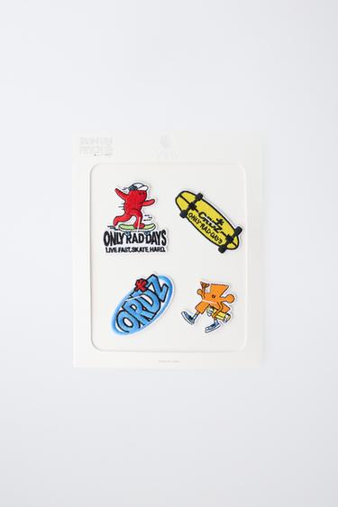 4-PACK OF SHAPED PATCHES - Multicoloured by Zara - Image 1
