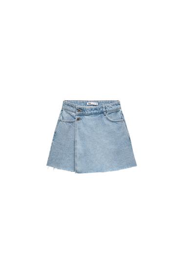 FALDA PANTALÓN DENIM