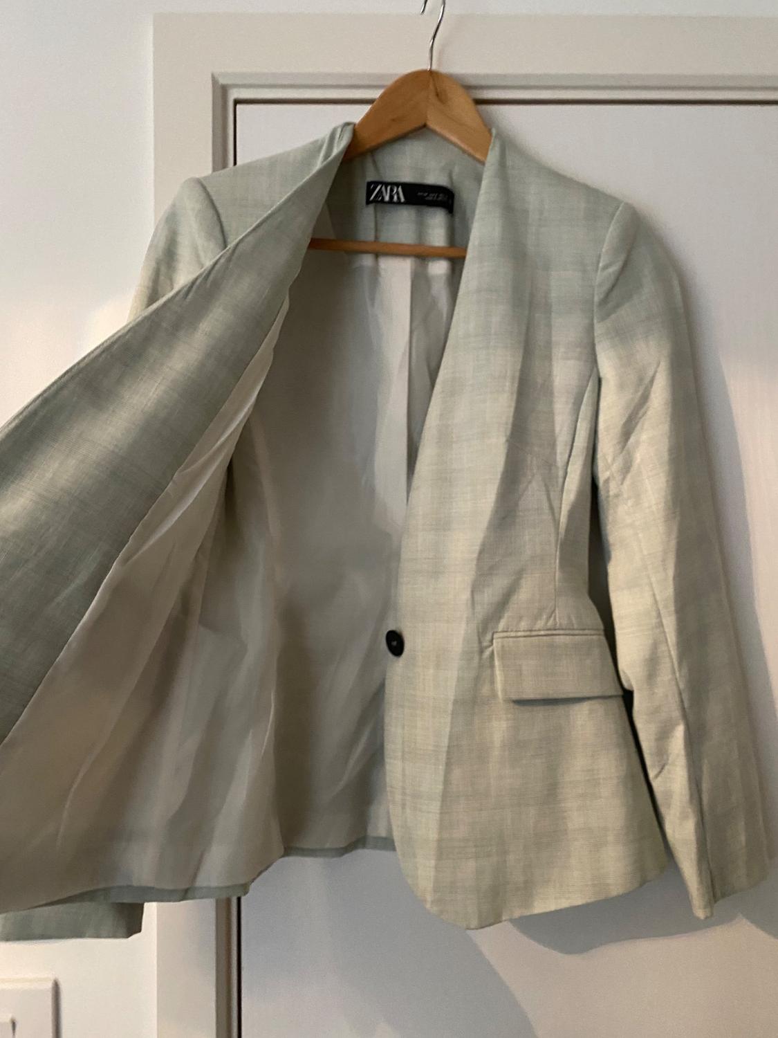 FITTED CHECK BLAZER - Image 4