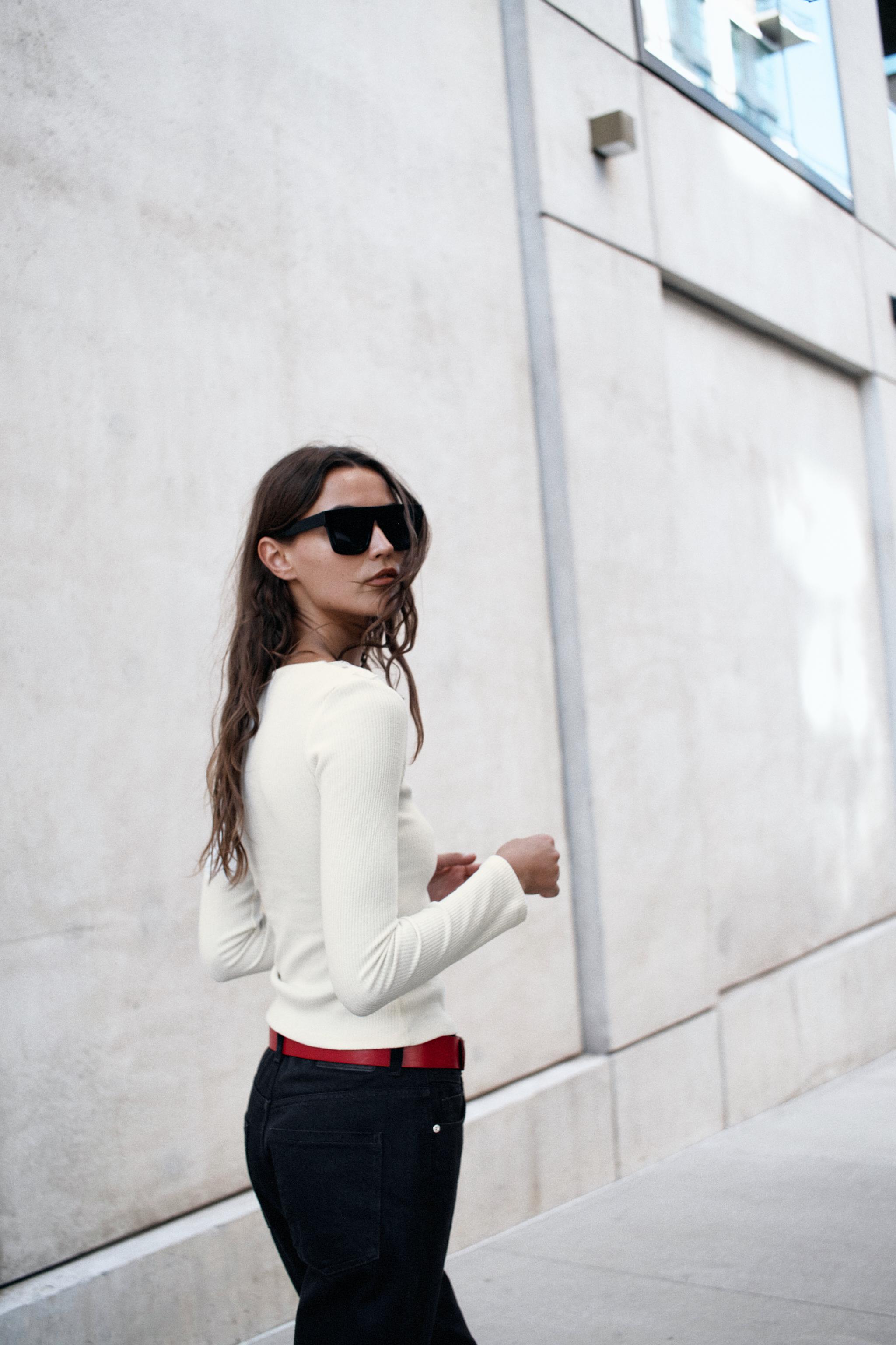 Zara FİTİLLİ AKSESUAR DETAYLI TOP görsel 4