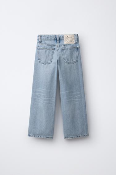 JEAN LARGE EN CROCHET - Bleu de Zara - Image 1