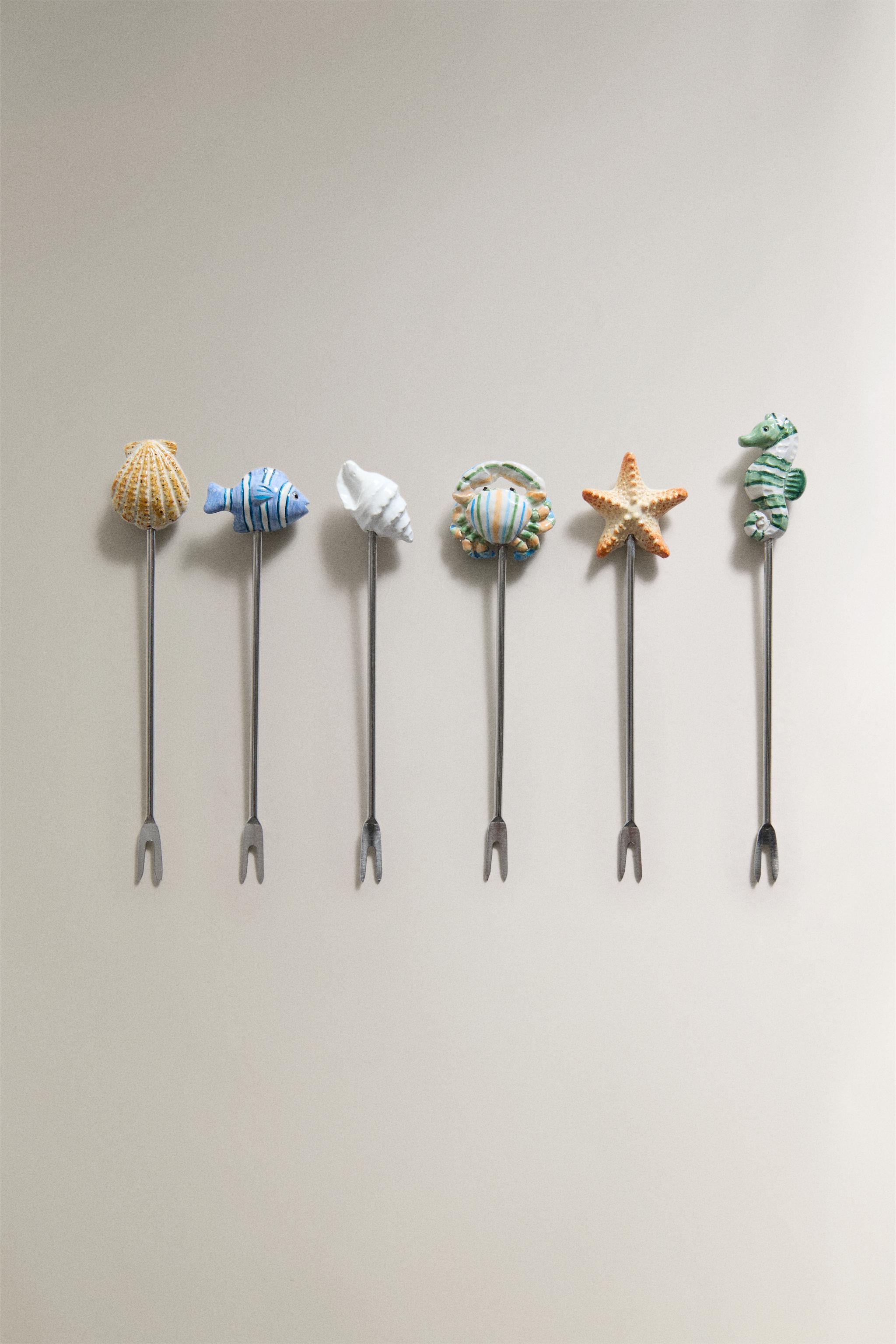 Zara PACK OF NAUTICAL APPETIZER PICKS (PACK OF 6)