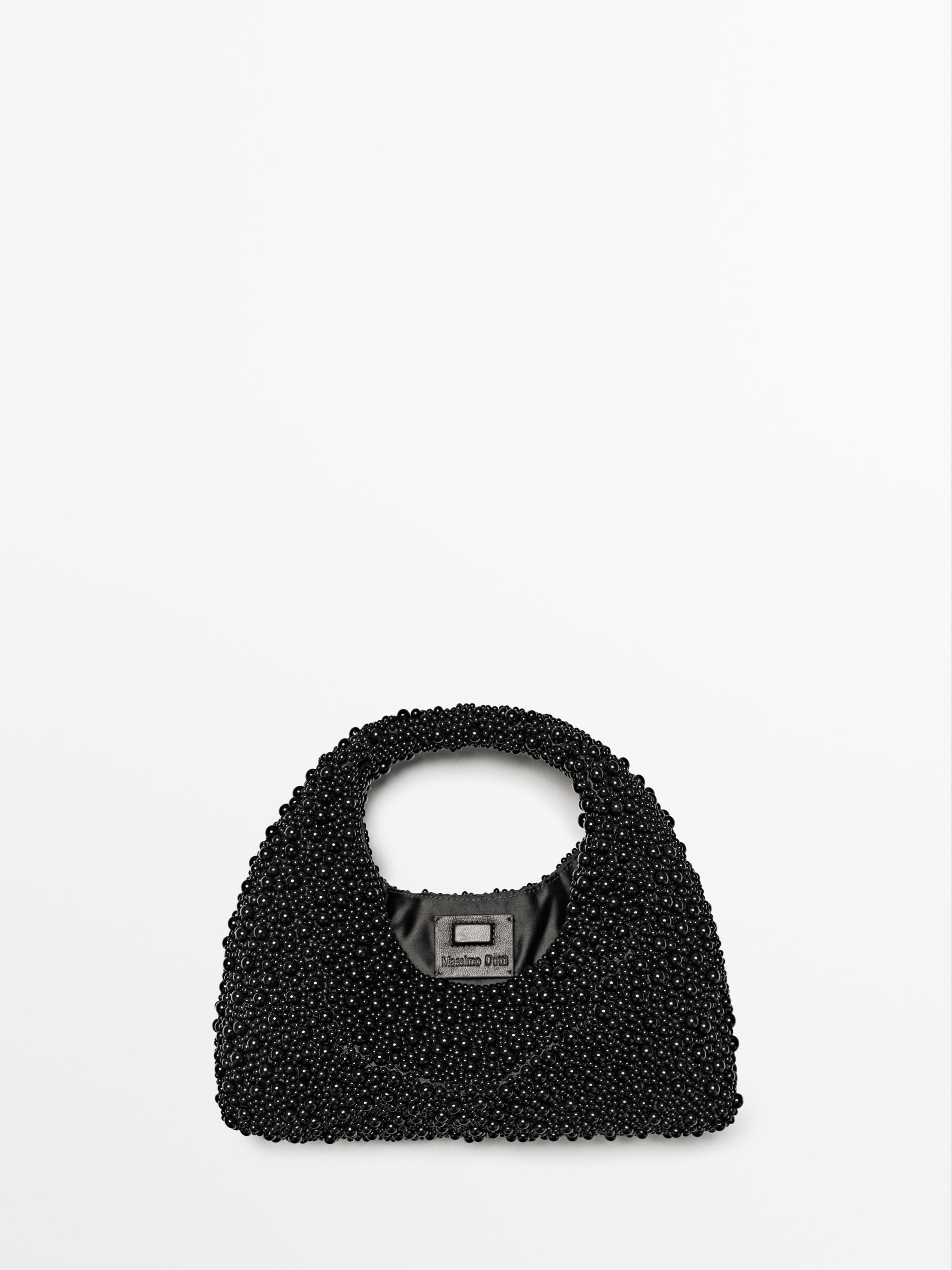 Mini bag with beading