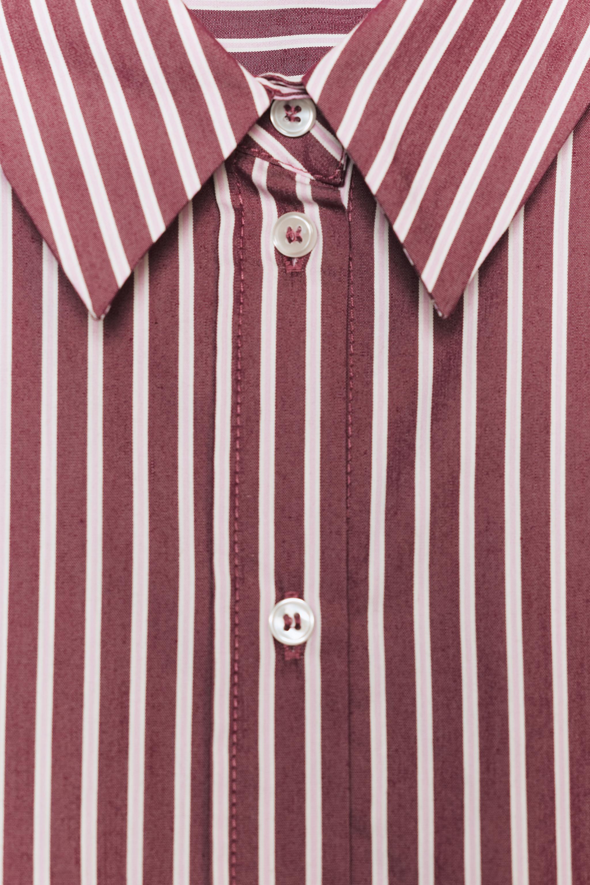 STRIPED POPLIN SHIRT