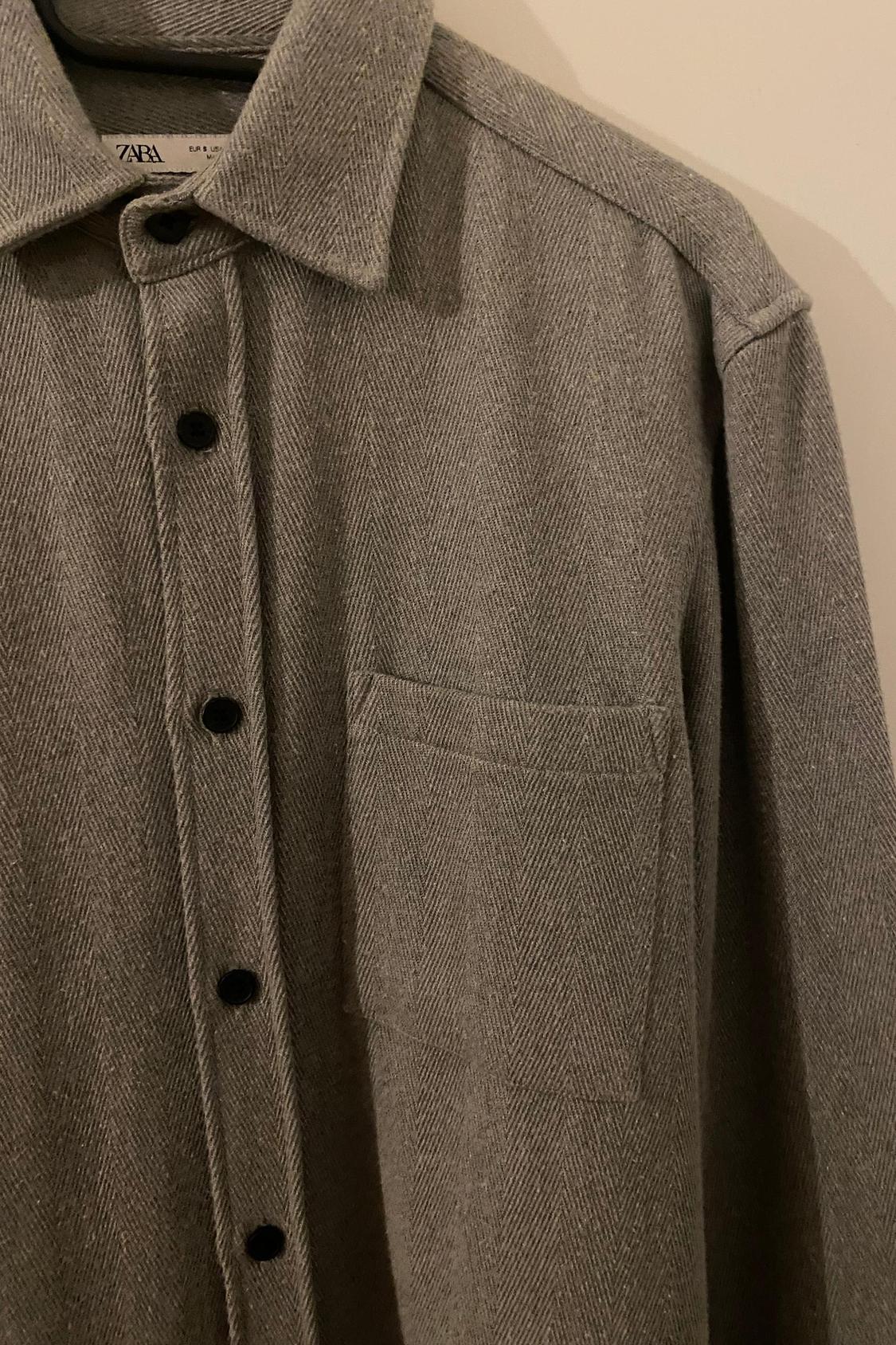 HERRINGBONE TEXTURED SHIRT - Image 2