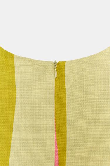 SHORT STRIPED DRESS - Multicoloured by Zara - Image 8