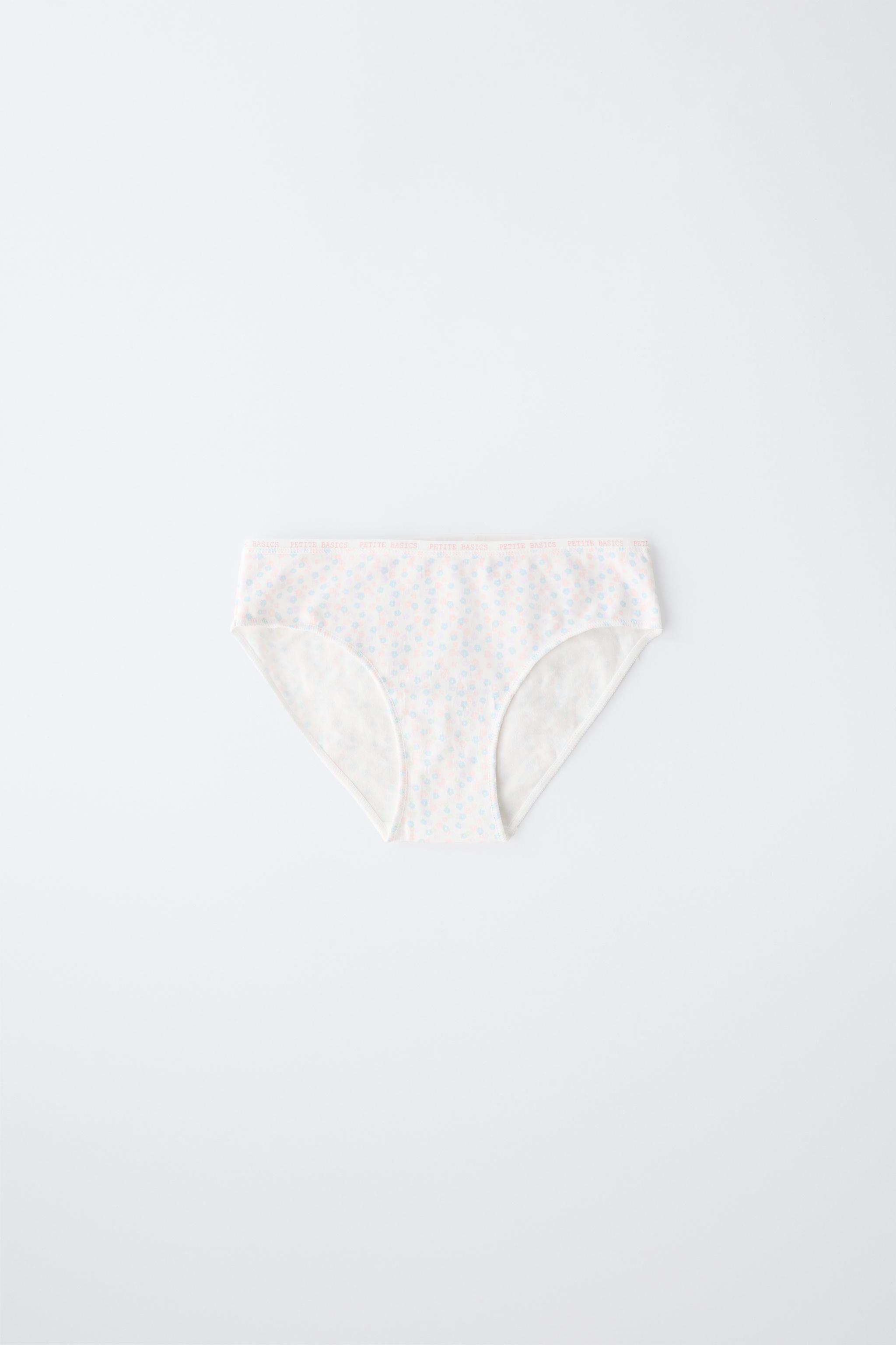Трусы AGES SIX-PACK для детей, цветочный принт, в полоску — Zara — фото 3