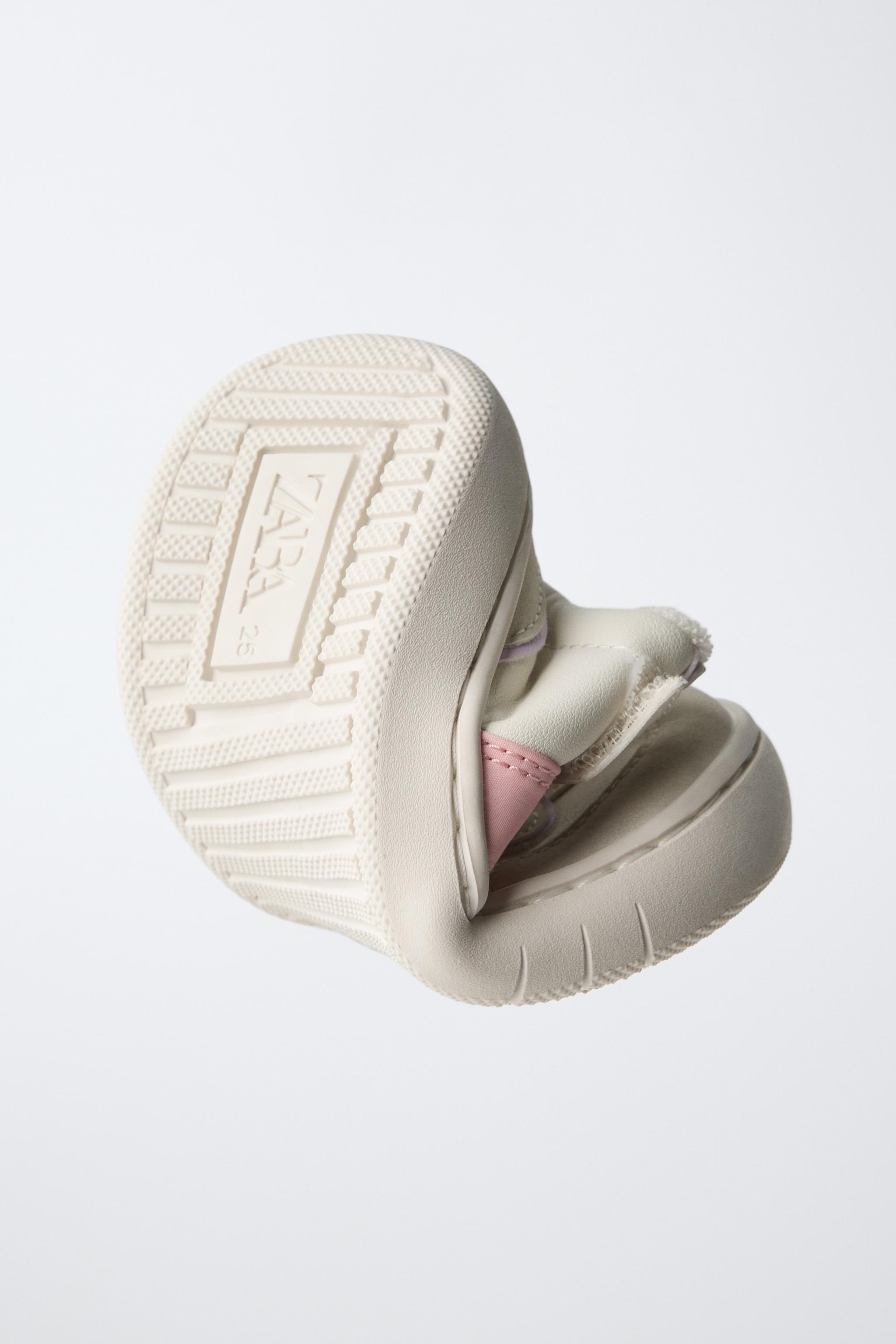 Детские кроссовки Zara CONTRASTING BAREFOOT SNEAKERS — фото 3