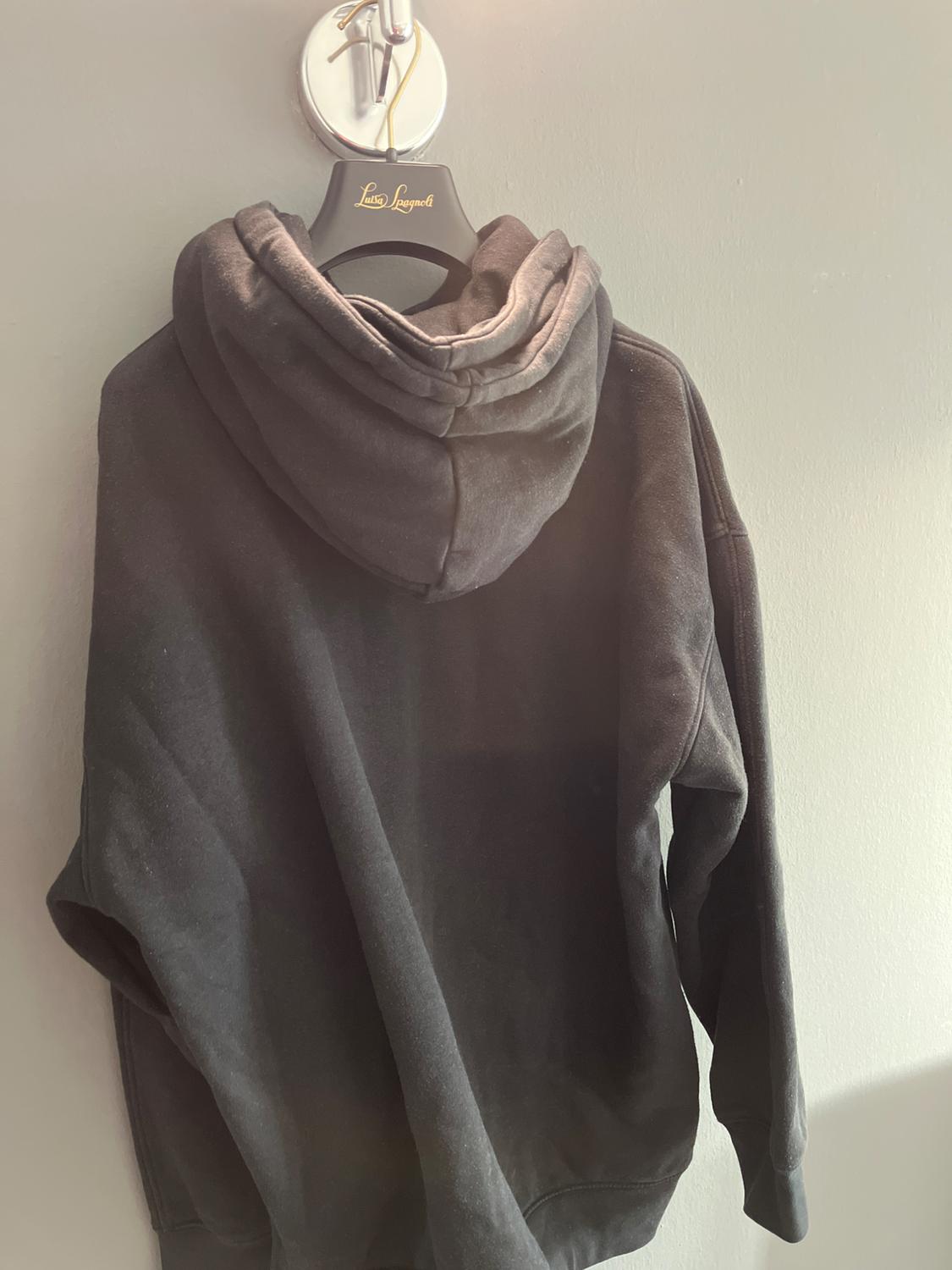 SLOGAN HOODIE WITH POUCH POCKET - Image 3