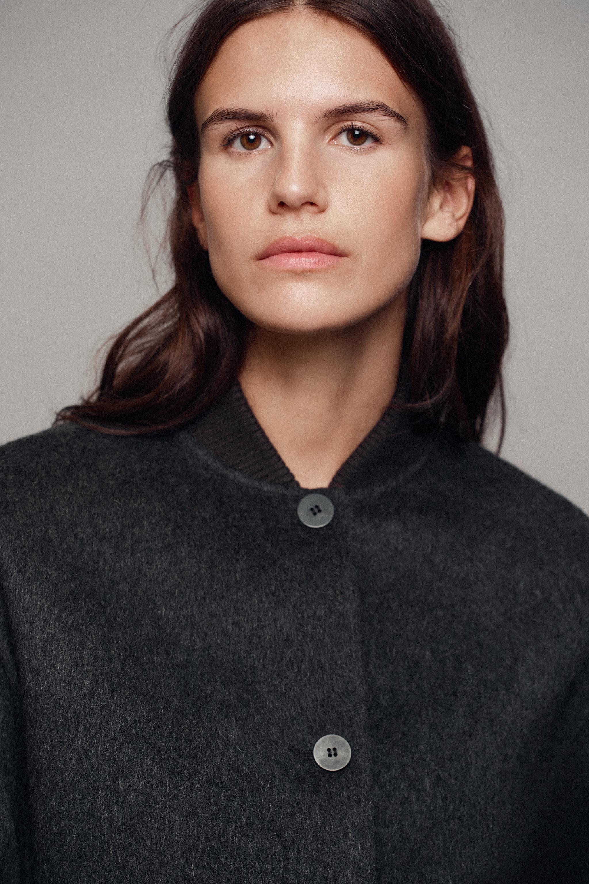 BLOUSON BOMBER EN LAINE ZW COLLECTION