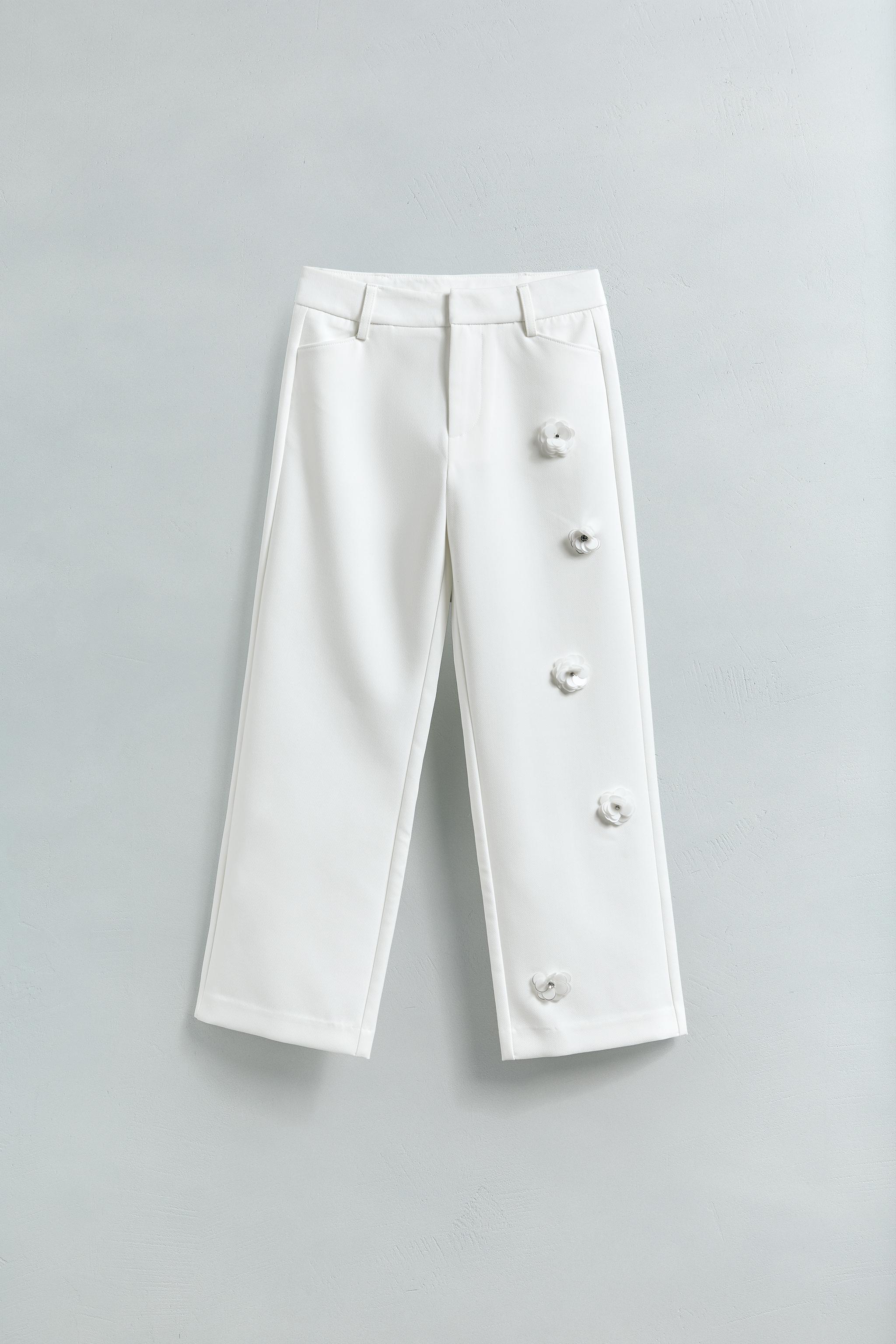 PANTALON À FLEURS 3D
