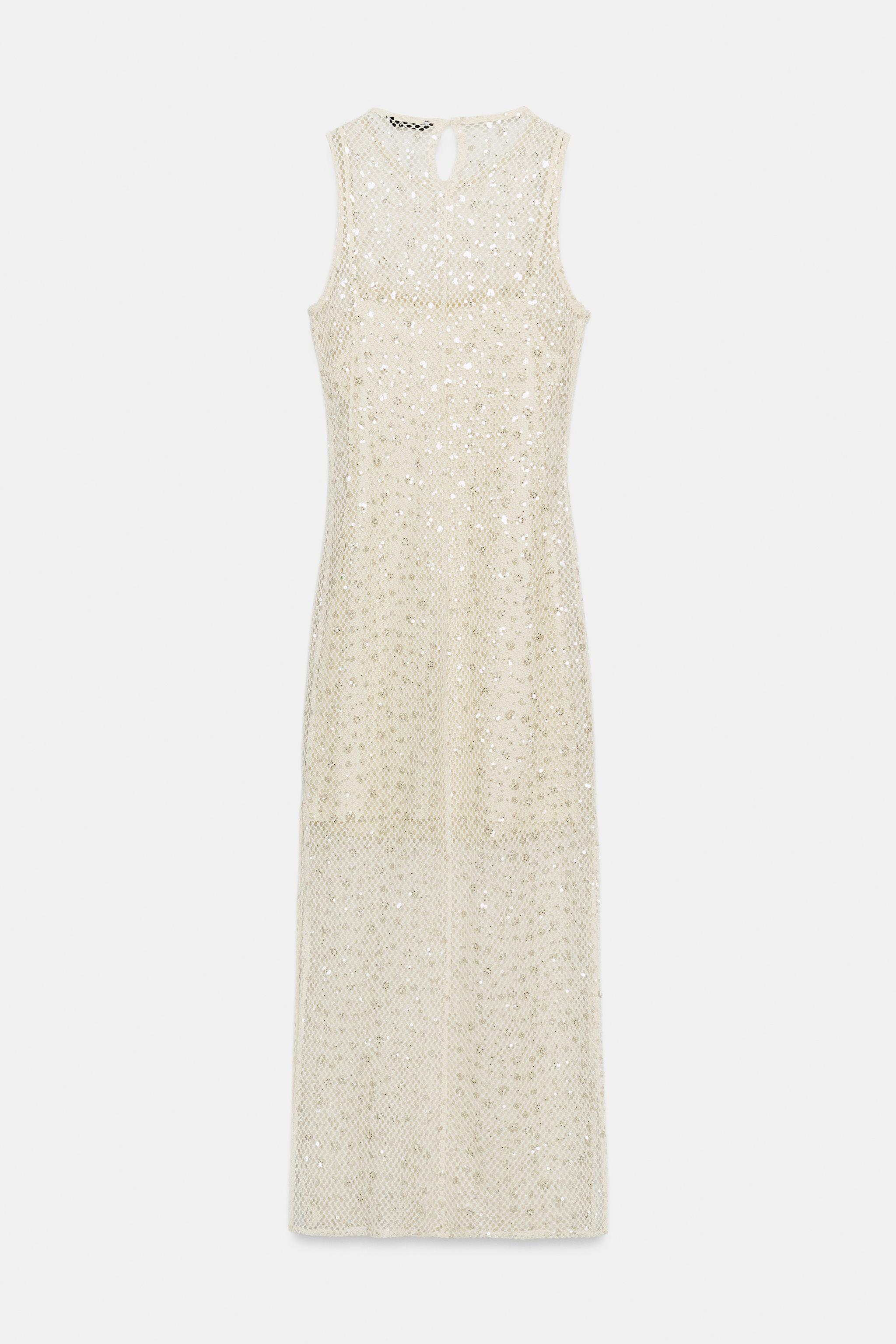 SEQUIN MIDI DRESS