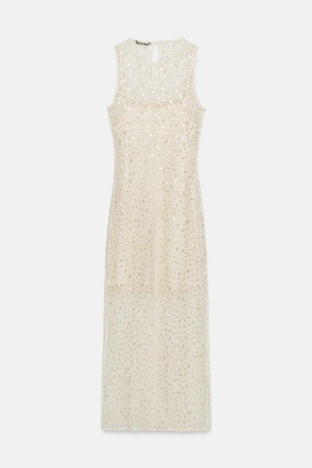SEQUIN MIDI DRESS - image 2