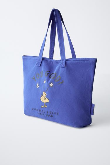 SHOPPER SNOOPY PEANUTS™ - Bleu de Zara - Image 1