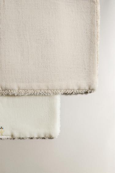 MINI RABBIT BABY TOWEL (PACK OF 2) - Ecru by Zara - Image 2