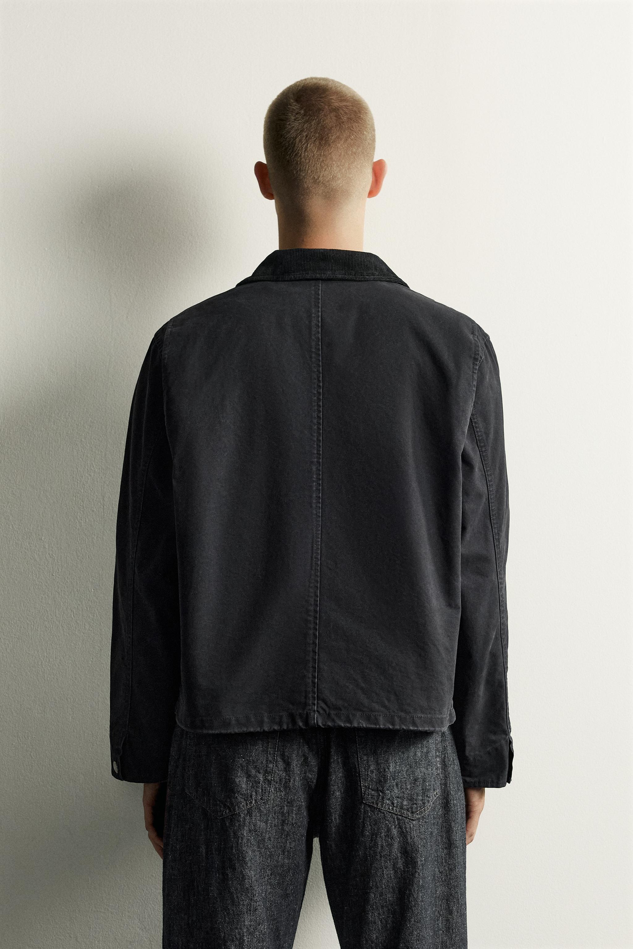 CORDUROY COLLAR POCKET JACKET