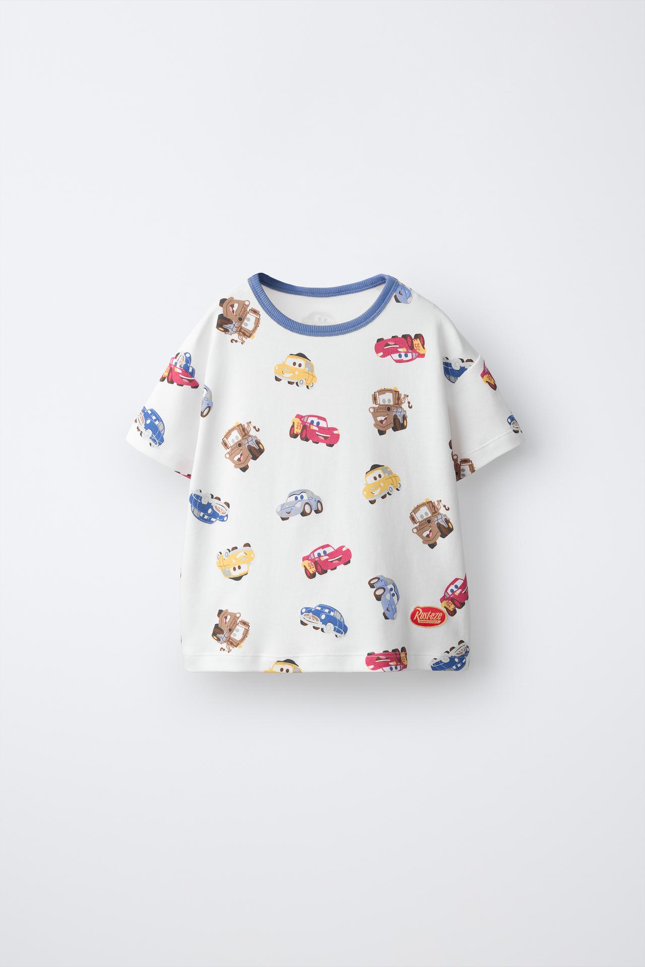 1 1/2-6 YEARS/ CARS © DISNEY PRINT PYJAMAS — White