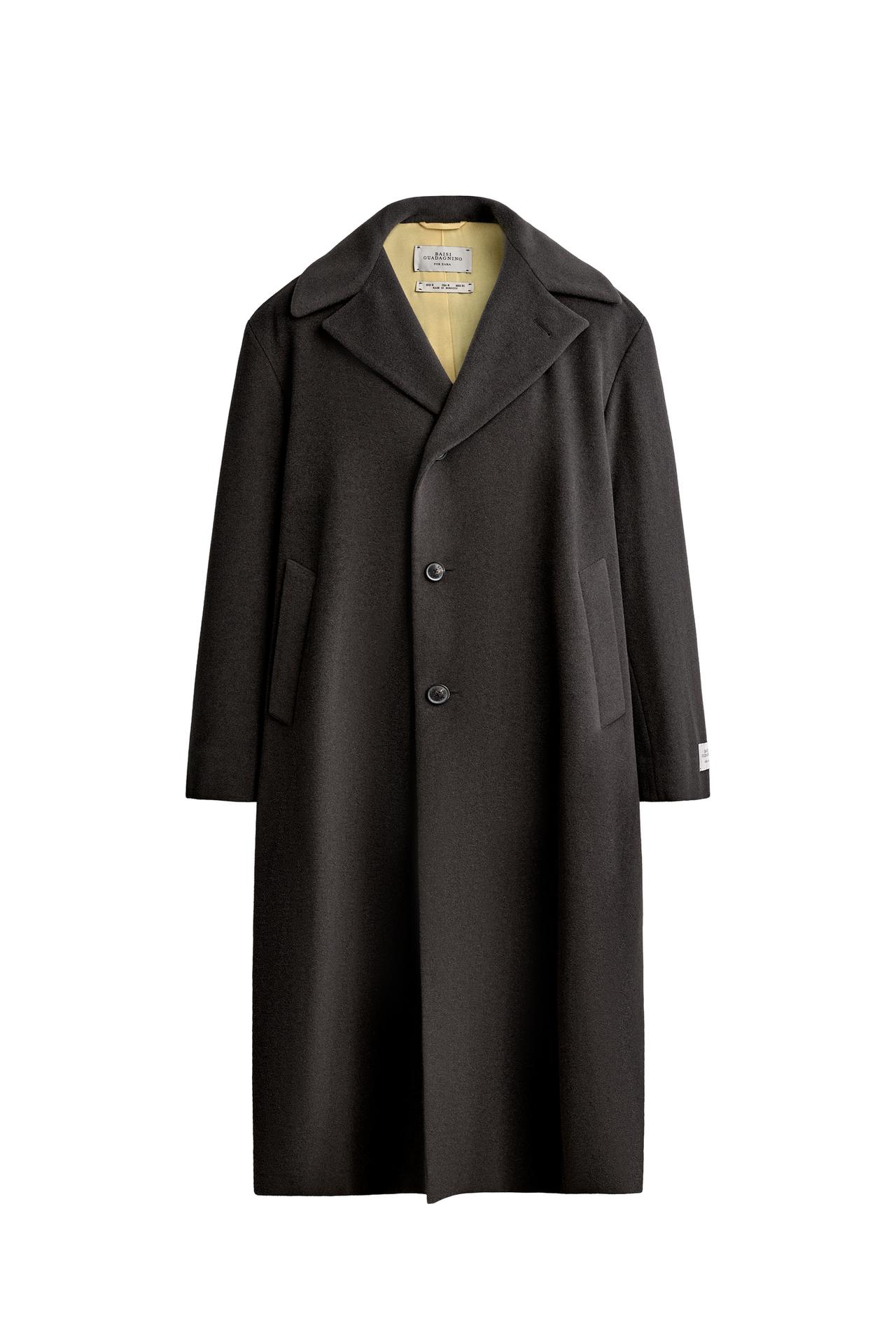 CONTRAST LONG COAT