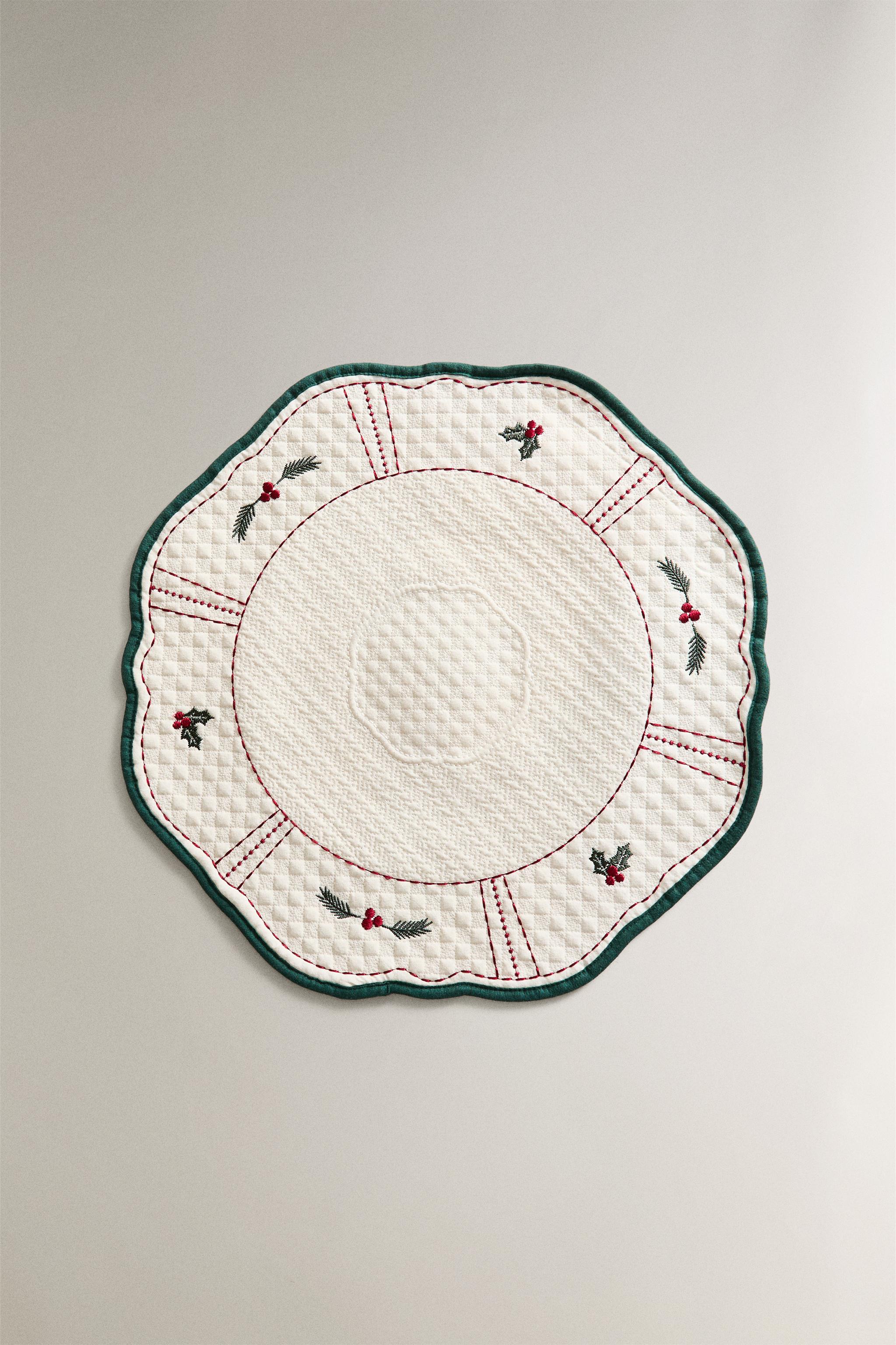 SET DE TABLE MATELASSÉ NOËL