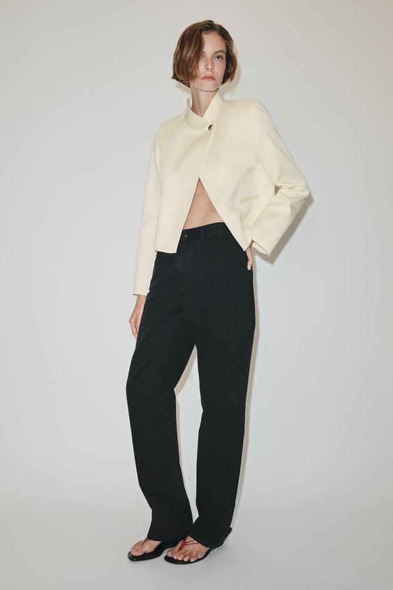 JEANS ZW COLLECTION TIRO MEDIO - Negro de Zara - Imagen 0