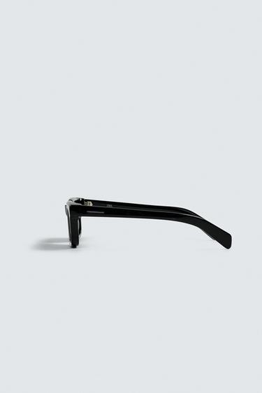 RECTANGULAR SUNGLASSES - Black by Zara - Image 3