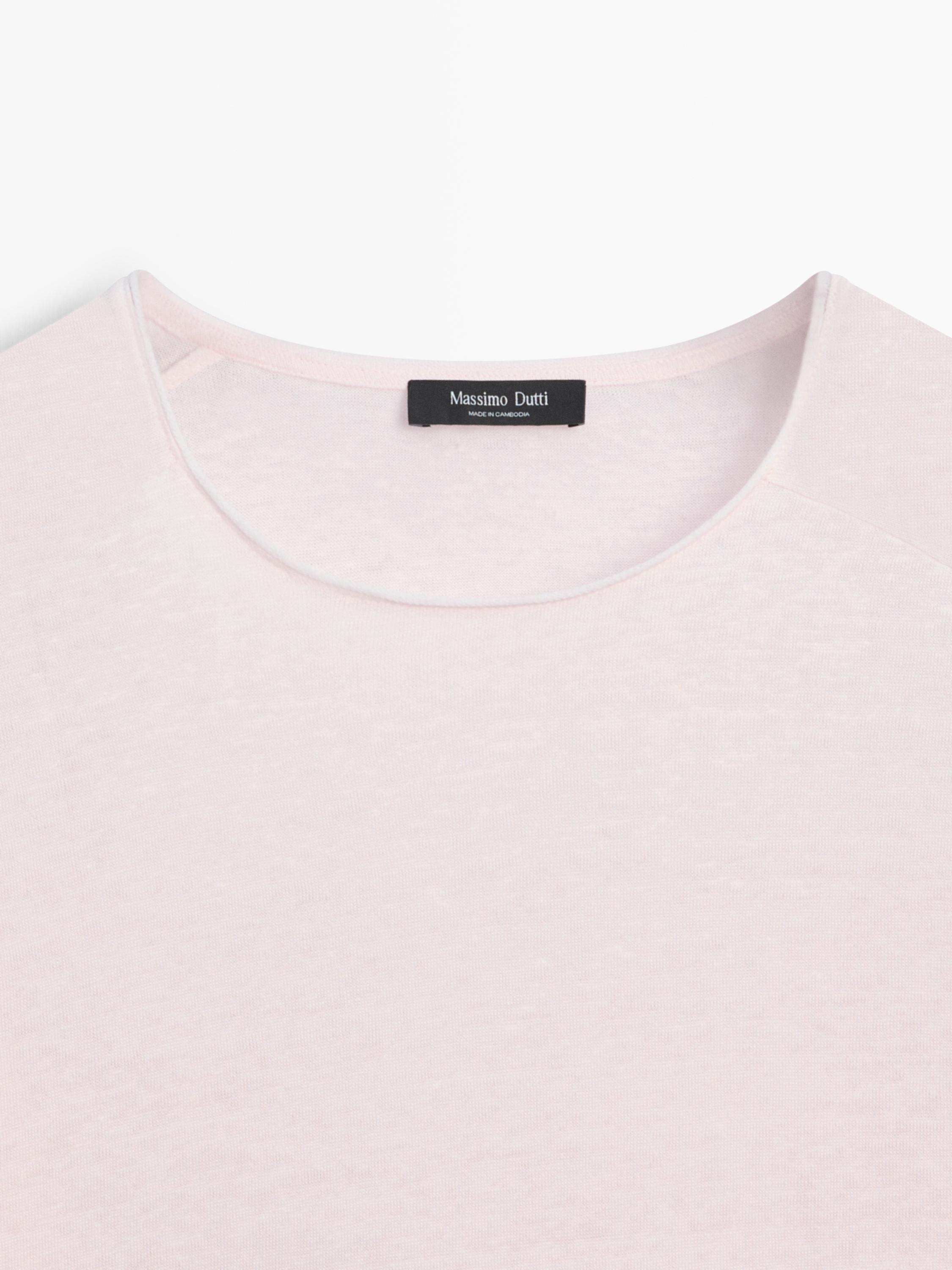 Linen blend T-shirt