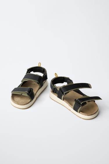SANDALES TECHNIQUES - Vert kaki de Zara - Image 4