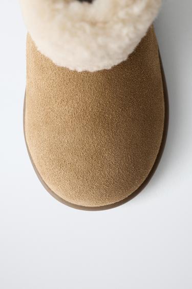 BOTTES DOUBLÉES BAREFOOT - Marron de Zara - Image 4