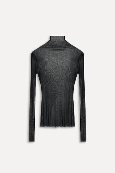 T-SHIRT 100 % SOIE 50E ANNIVERSAIRE - Noir de Zara - Image 1