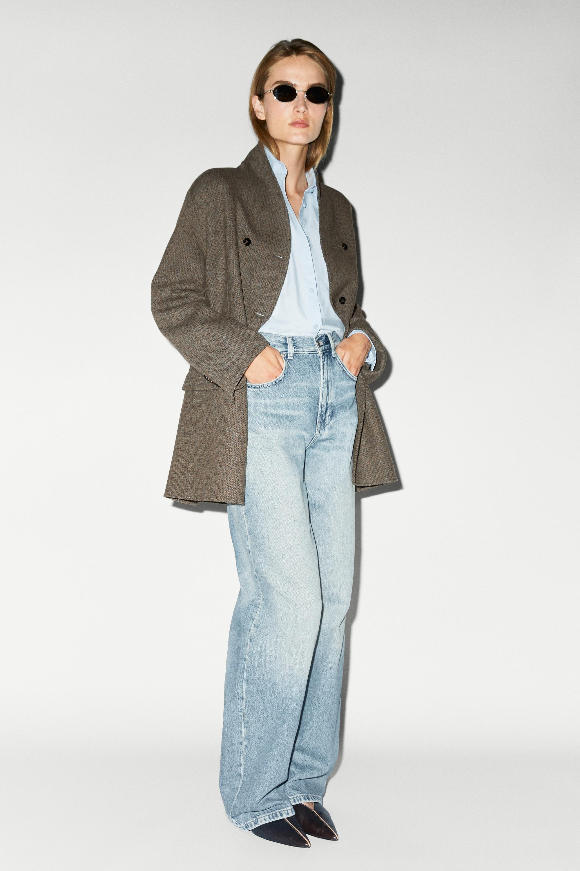 Manteau mi-long croisé à boutons
