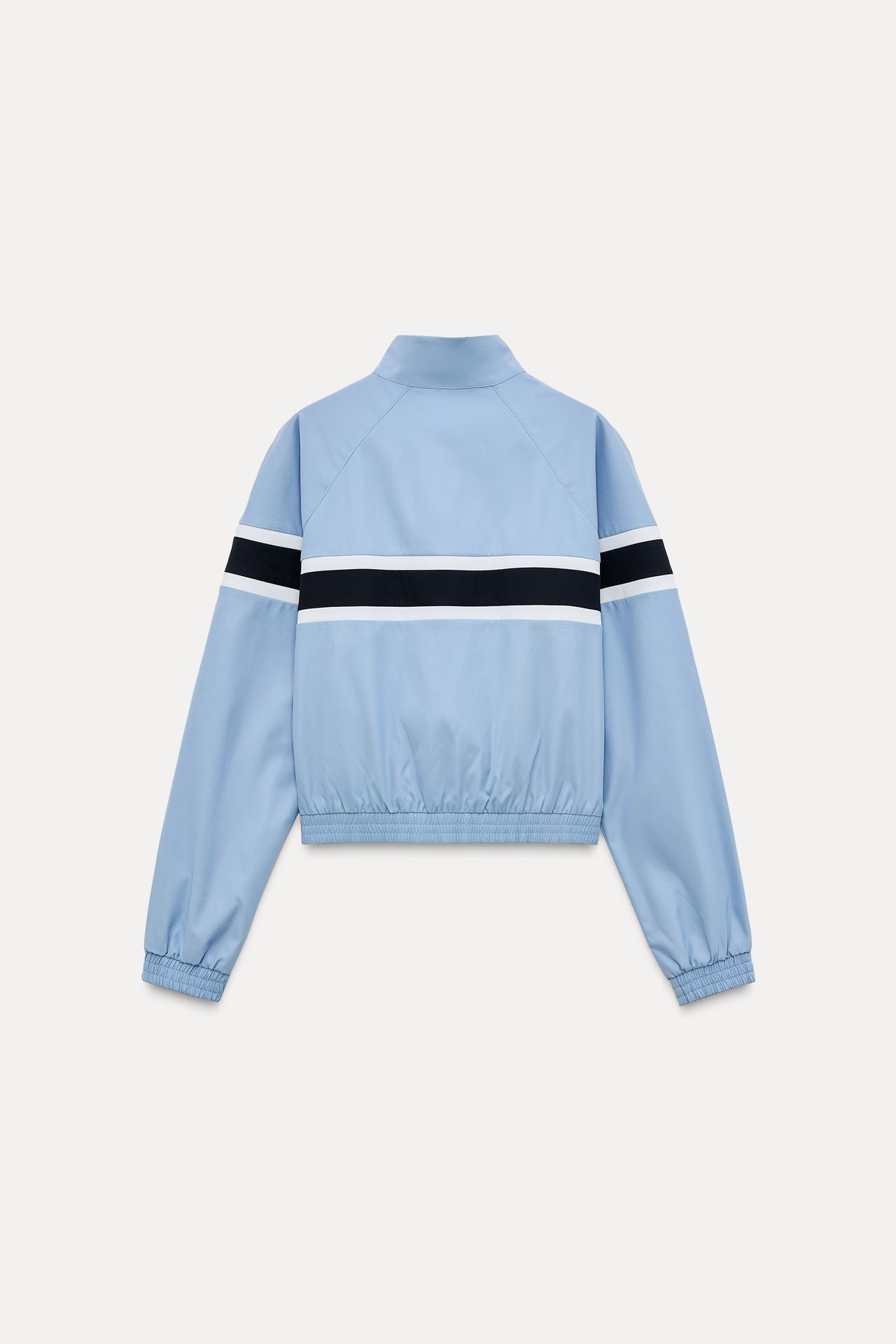 JACKET WITH CONTRAST BANDS