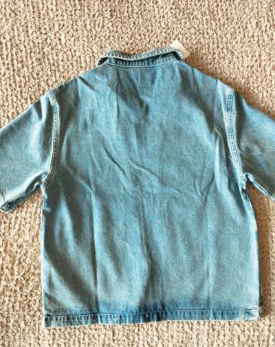 ZIPPED DENIM SHIRT - Image 2