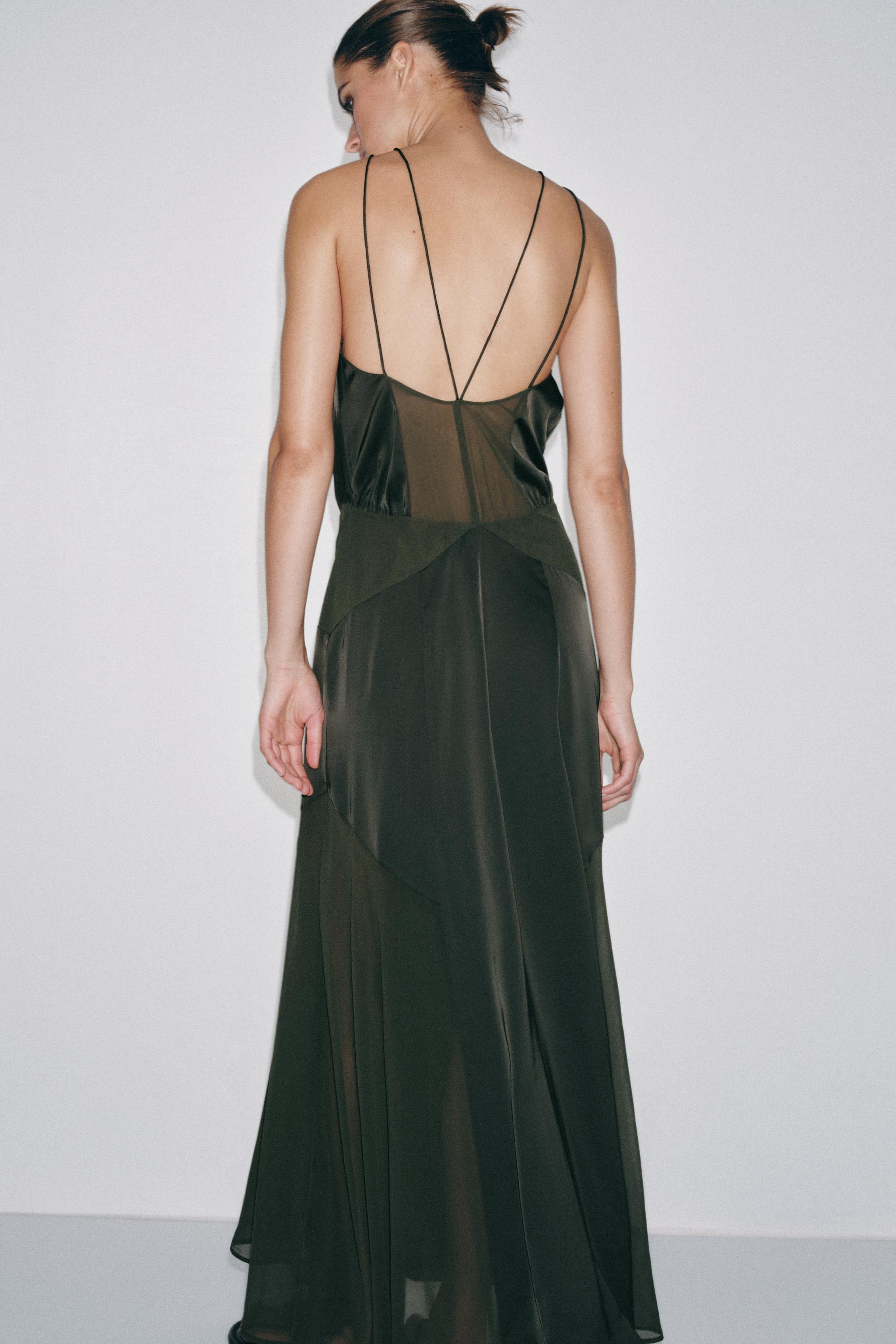 LONG HALTER DRESS