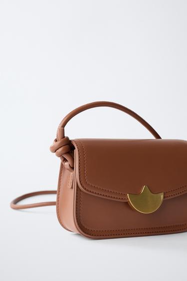 SAC BANDOULIÈRE DÉTAIL TULIPE - Marron de Zara - Image 3
