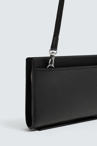 TEXTURED XL CROSSBODY WALLET - Black by Zara - Image 3