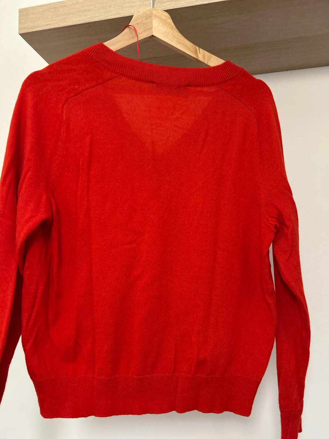 WOOL BLEND V-NECK JUMPER - Image 2