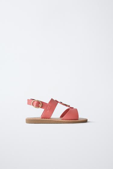 DETAILED SANDALS - Fuchsia by Zara - Image 0