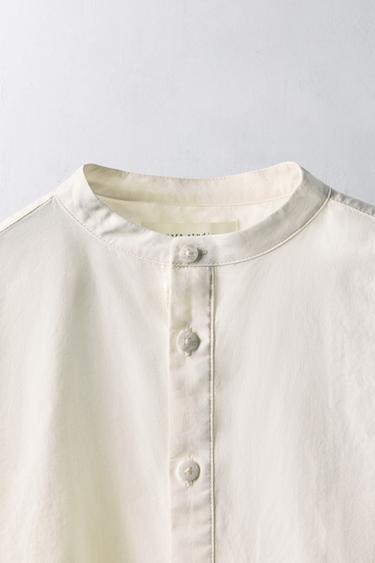 2-5 ANS/ CHEMISE EN POPELINE COL MAO ÉDITION LIMITÉE - Écru de Zara - Image 2