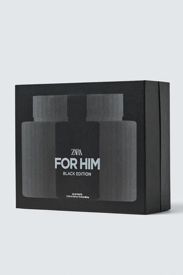 FOR HIM BLACK EDITION EDT SET 100 ML / 3.38 oz + 50 ML / 1.69 oz -  by Zara - Image 1